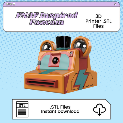 Fazcam 3D Print File Inspired by Five Nights at Freddy's | STL for Cosplay
