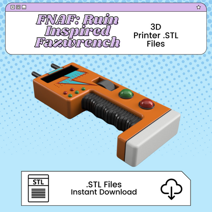 Fazwrench 3D Print File Inspired by Five Nights at Freddy's | STL for Cosplay