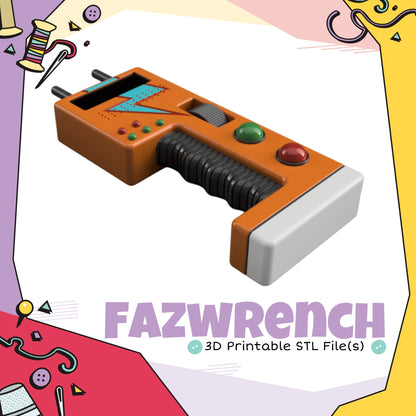 Fazwrench Cosplay 3D Print STL (Digital Download)