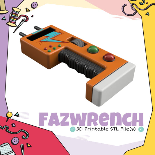 Fazwrench Cosplay 3D Print STL (Digital Download)