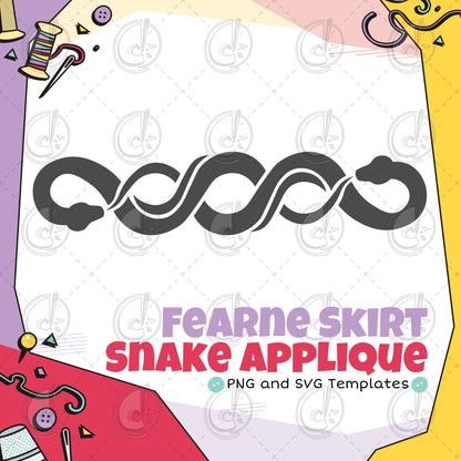 Fearne Snake Embroidery Cosplay Template (Digital Download)