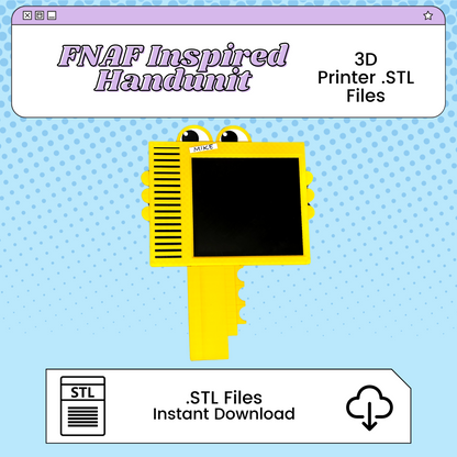 Handunit 3D Print File Inspired by Five Nights at Freddy's | STL for Cosplay