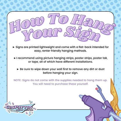 Pretty Girl Avenue Wall Sign | 3D Printed Collectable Hanging Art