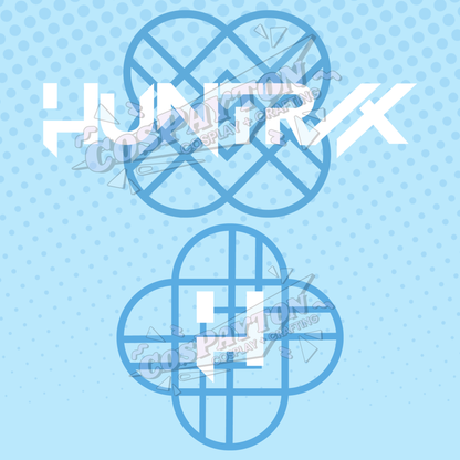 Huntrix Logo Cosplay Template Inspired by KPop Demon Hunters | PNG SVG Available