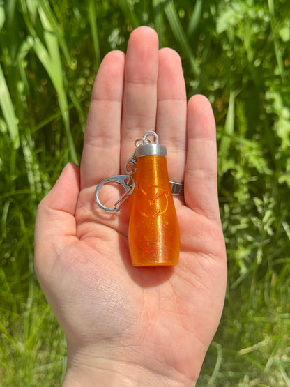 Orbitz Bottle Shaker Keychain and Earrings