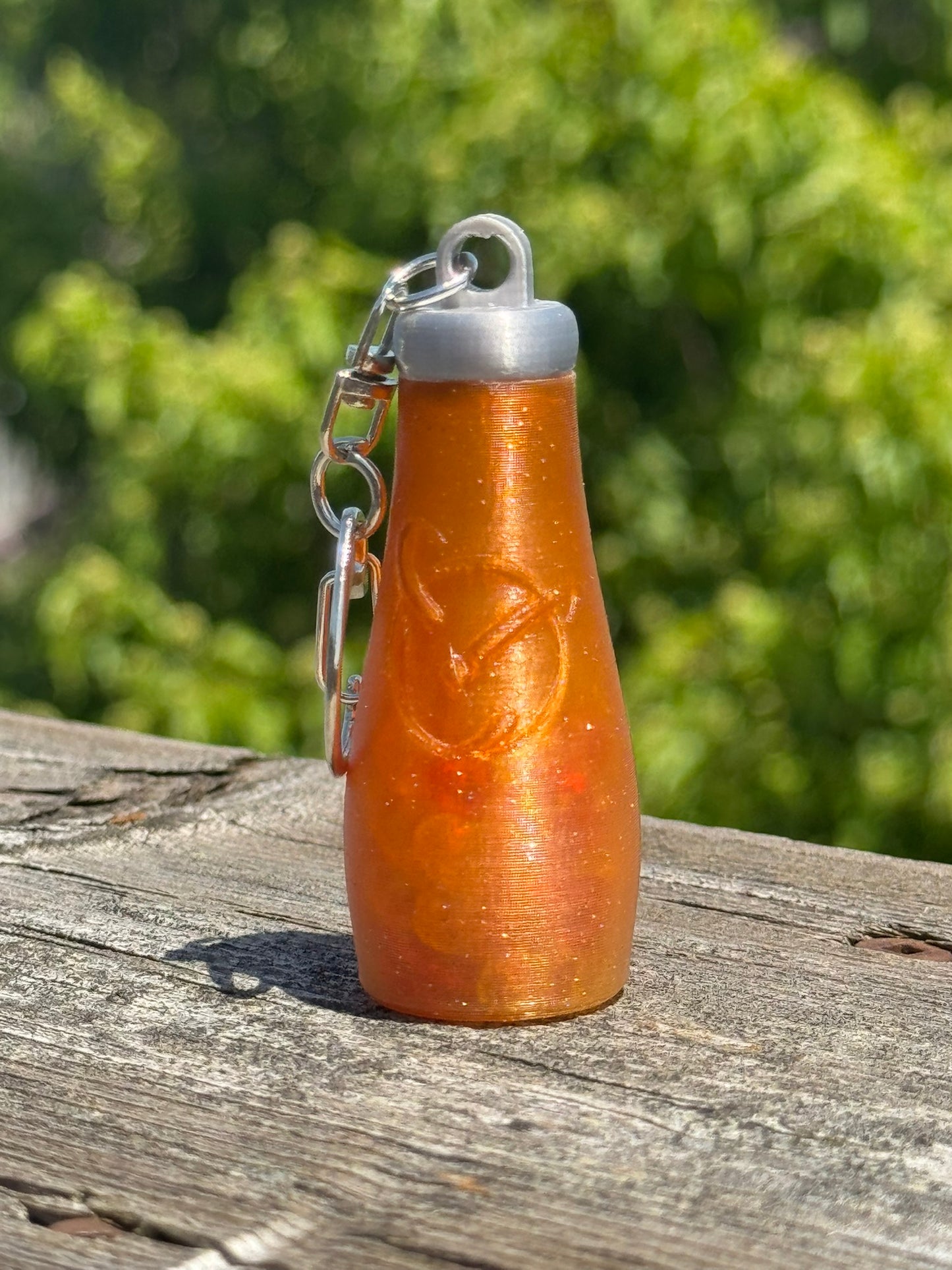 Orbitz Bottle Shaker Keychain and Earrings