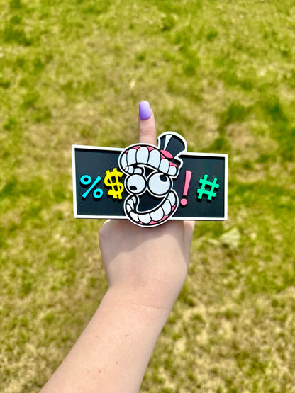 Caine Digital Circus Swear Censor Ring