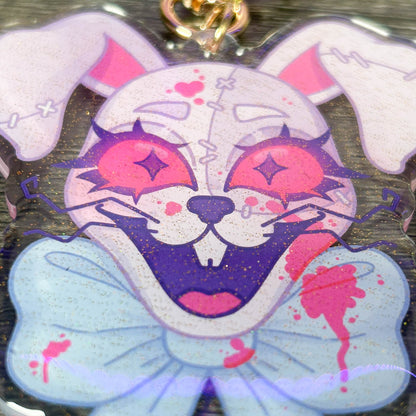 Vanny Bunny Acrylic Charm | Five Nights Inspired Keychain