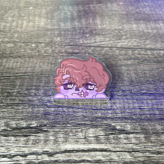 Michael Afton Peeker Acrylic Pin | Five Nights Inspired