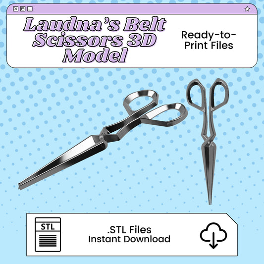 Laudna's Scissors 3D Print File Inspired by Critical Role | STL for Cosplay