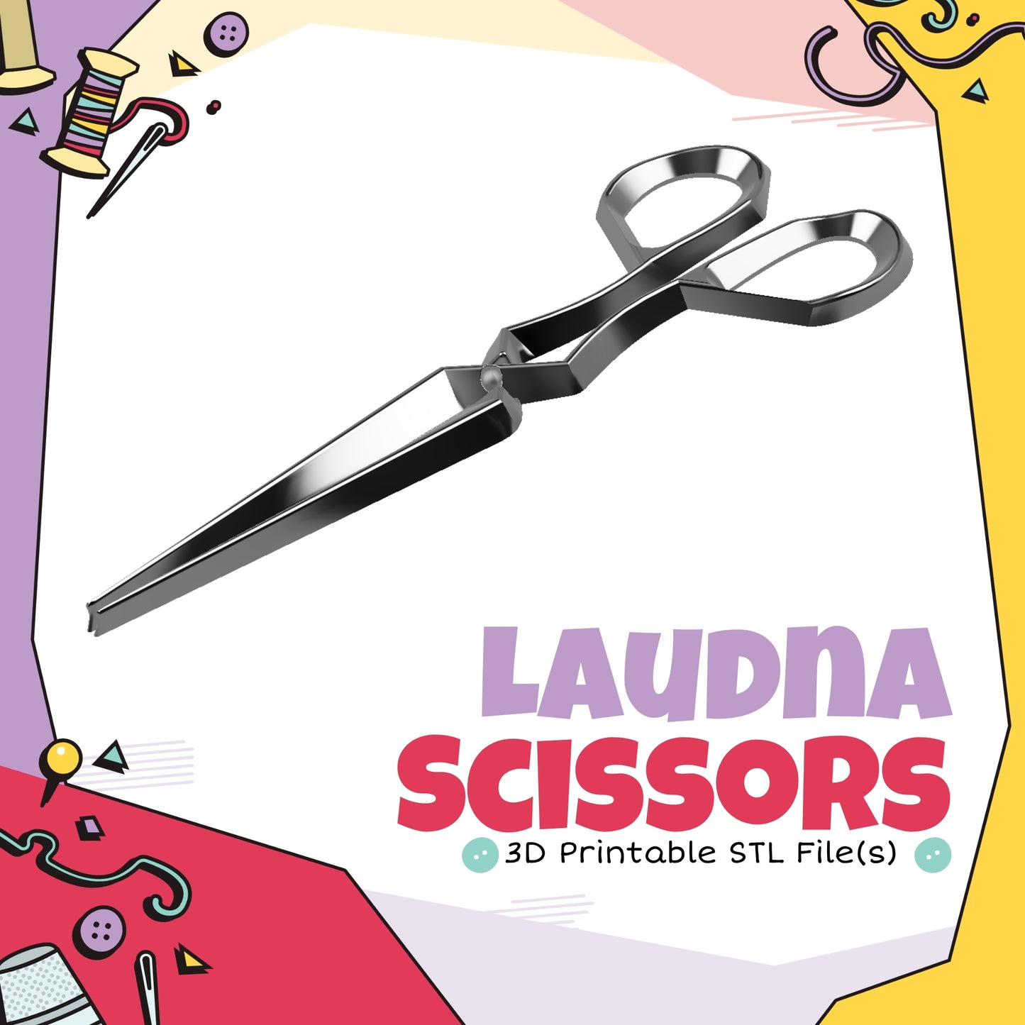 Laudna's Scissors Cosplay 3D Print STL (Digital Download)