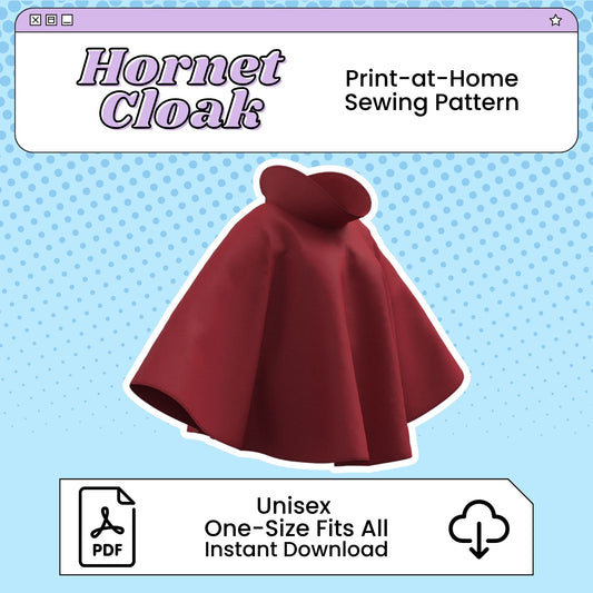 Hornet Cloak PDF Cosplay Pattern | Silksong/Hollow Knight Inspired Printable Costume Pattern