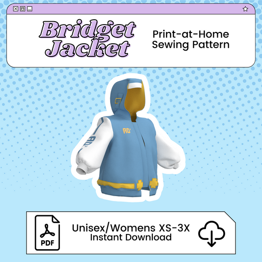 Bridget Jacket PDF Cosplay Pattern | Guilty Gear Inspired Printable Costume Pattern