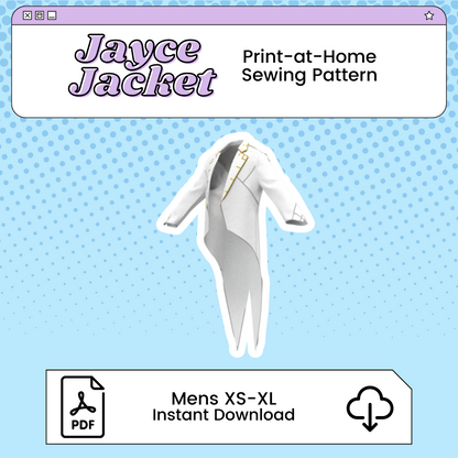 Jayce Jacket PDF Cosplay Pattern Bundle | Arcane Inspired Printable Costume Pattern