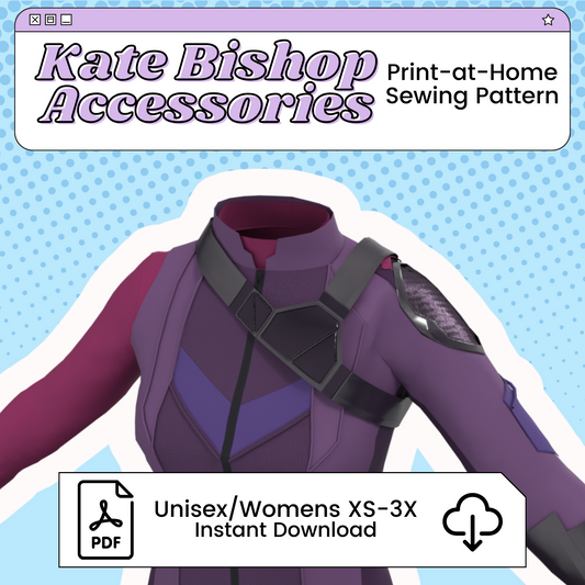 Kate Bishop Accessories PDF Cosplay Pattern | Hawkeye Inspired Printable