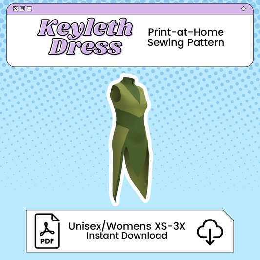 Keyleth Dress PDF Cosplay Pattern | Critical Role Inspired Printable Cosplay