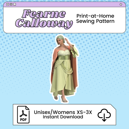 Fearne Calloway PDF Cosplay Pattern | Critical Role Inspired Printable Costume
