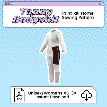 Vanny Bodysuit PDF Cosplay Pattern | FNAF Security Breach Inspired Printable Costume Pattern