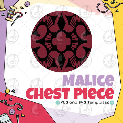 Sue Malice Chest Piece Cosplay Template (Digital Download)