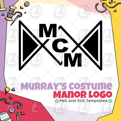 Murray's Costume Manor Logo Cosplay Template (Digital Download
