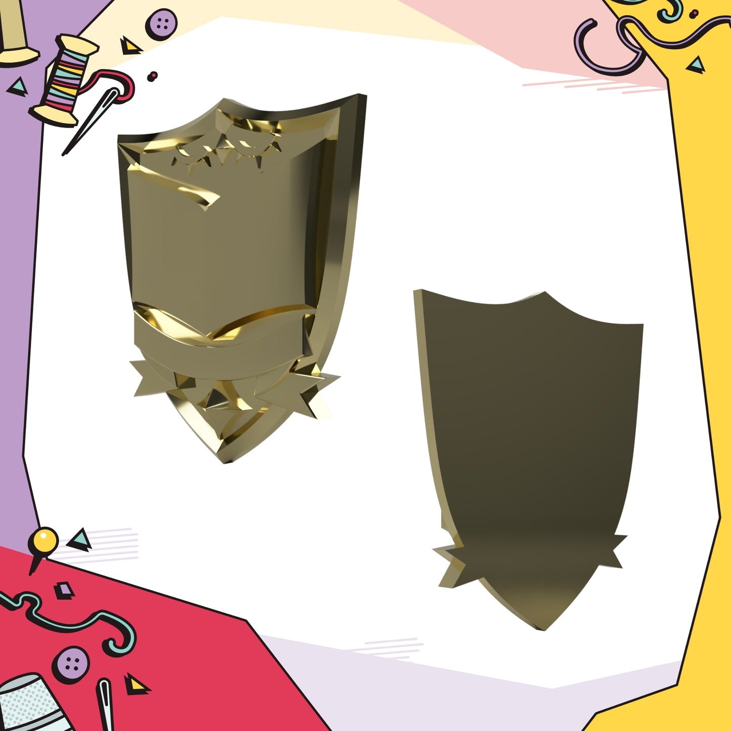 Paige's Accessories Cosplay 3D Print STL (Digital Download)