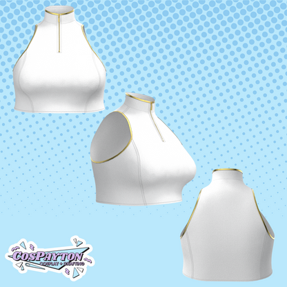Rumi’s “Golden”  White Tank Top PDF Cosplay Pattern | KPop Demon Hunters Inspired Printable Costume Pattern
