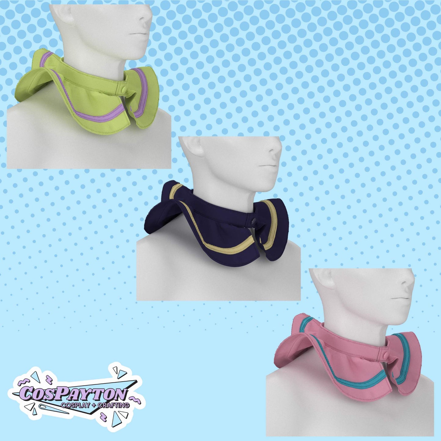 Jester Ruffle Collar PDF Cosplay Pattern | Printable Costume Pattern