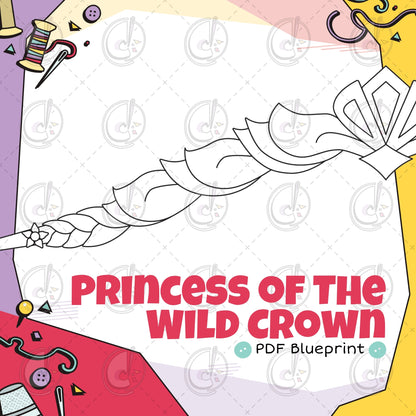 Princess of the Wild Crown Cosplay Blueprint (Digital Download)