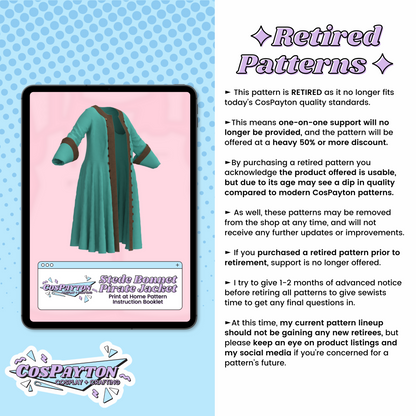 Jaskier Season 2 Jacket PDF Cosplay Pattern | The Witcher Inspired Printable Costume Pattern