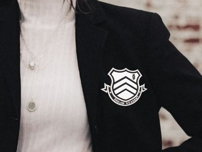 Shujin Academy School Patch | Persona 5 Inspired Cosplay Embroidered Patch
