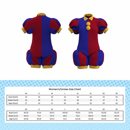 Pomni Clown Costume PDF Cosplay Pattern | The Amazing Digital Circus Inspired Printable Costume Pattern