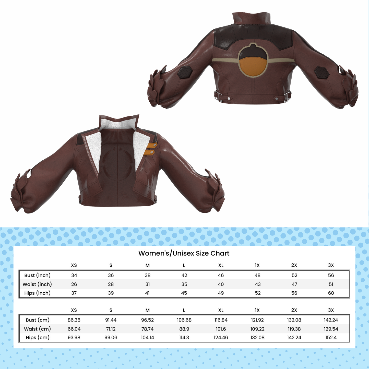 Squirrel Girl's Jacket PDF Cosplay Pattern | Marvel Rivals Inspired Printable Costume Pattern