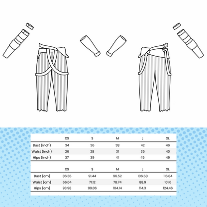 Jinx/Loose Cannon Bundle PDF Cosplay Pattern | Arcane Inspired Printable Costume Pattern