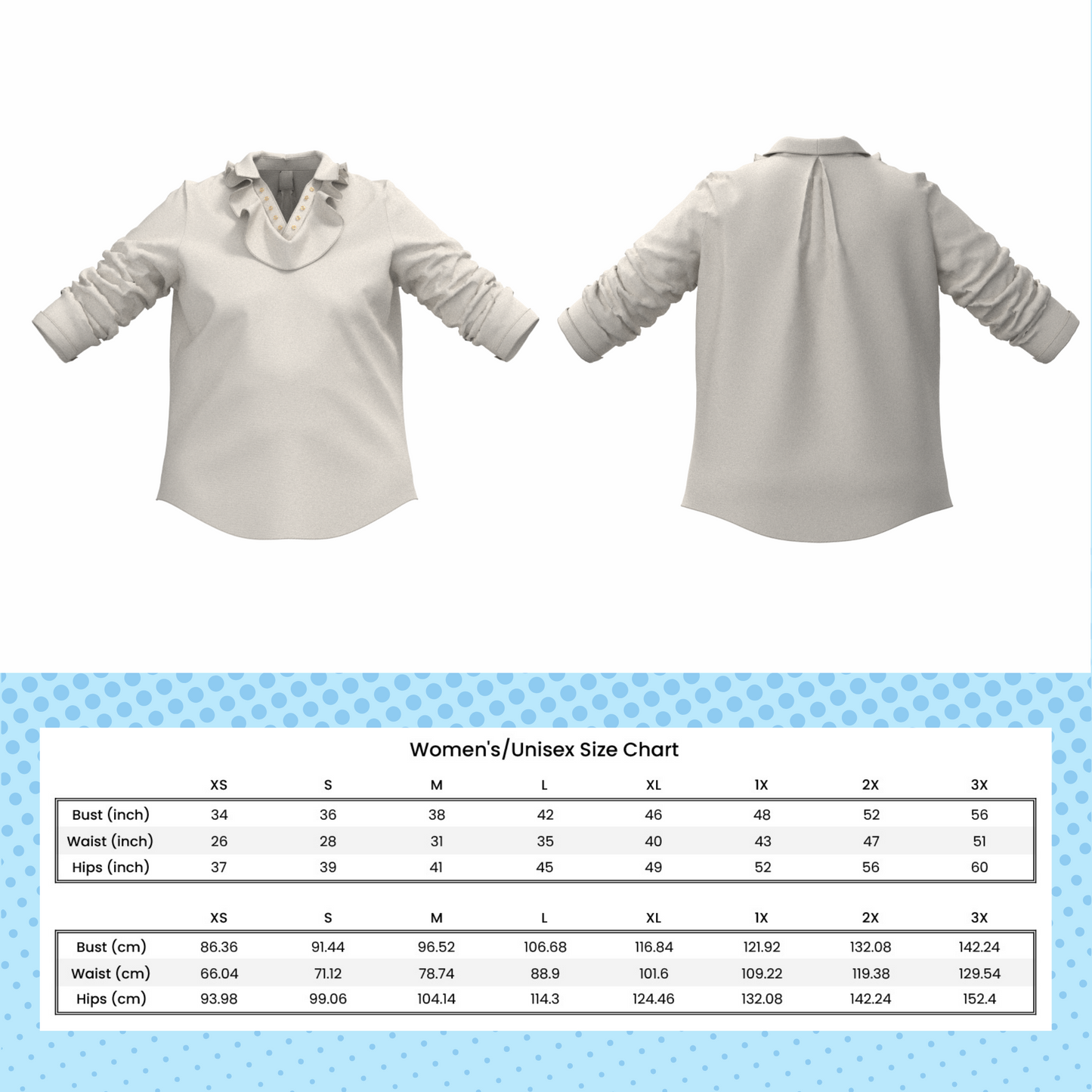 Astarion Camp Shirt PDF Rennaisance/Medieval Cosplay Pattern | Baldurs Gate 3 Inspired Printable Costume Pattern