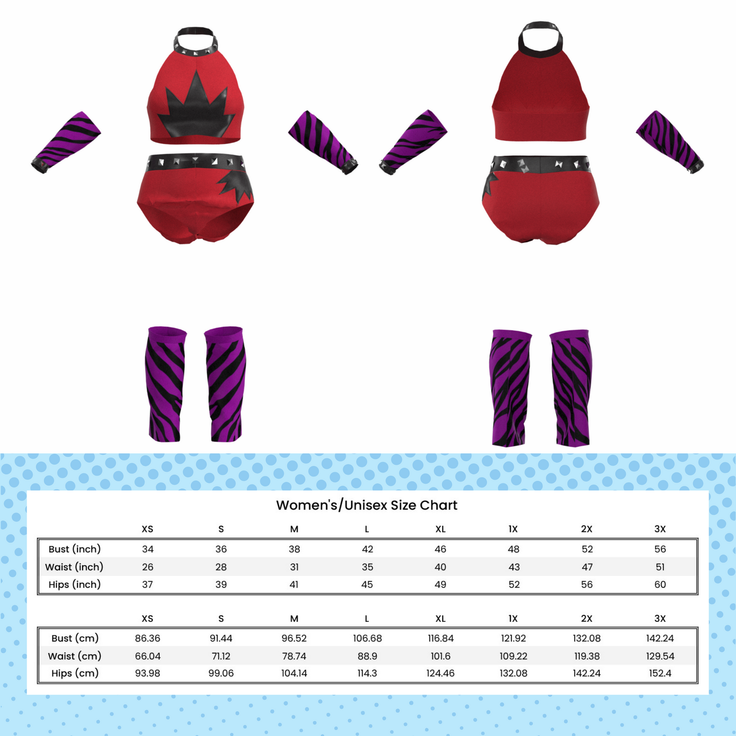 Roxy Wolf PDF Cosplay Pattern | Security Breach Inspired Printable Costume