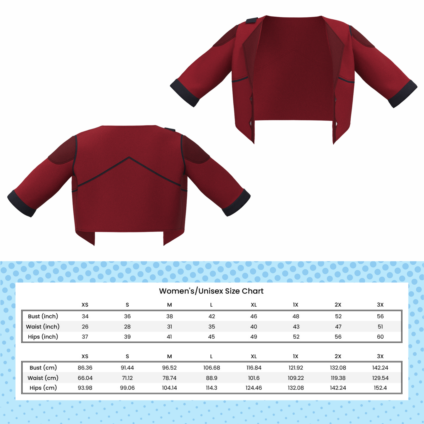 Vi Bundle Jacket, Hoodie, and Undershirt PDF Cosplay Pattern | Arcane Inspired Printable Costume Pattern