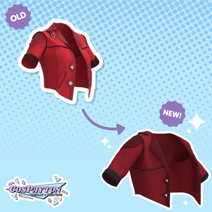Vi Bundle Jacket, Hoodie, and Undershirt PDF Cosplay Pattern | Arcane Inspired Printable Costume Pattern