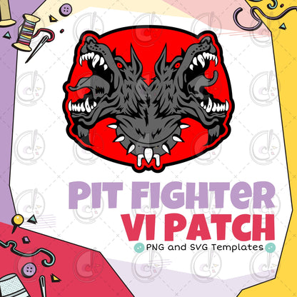 Pit Fighter Vi Dog Patch Cosplay Template (Digital Download)