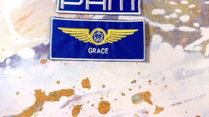 Hail Mary Grace Cosplay Embroidered Mission Patches